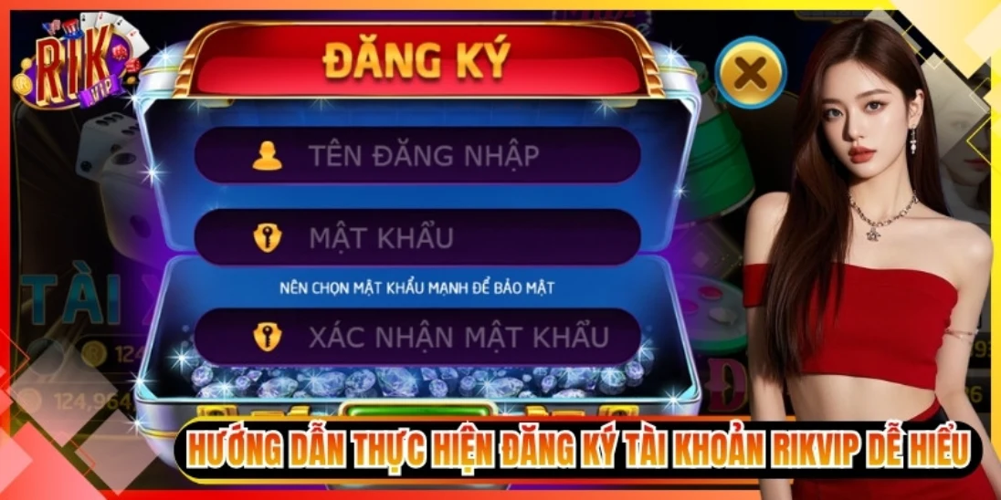 Hướng dẫn đăng ký tài khoản Rikvip dễ hiểu