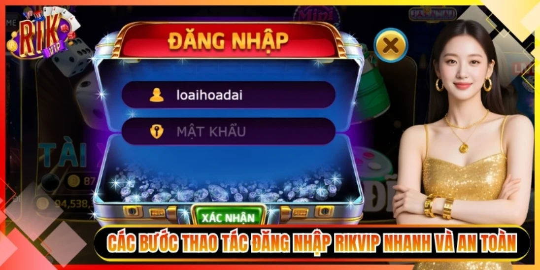 Các bước đăng nhập Rikvip nhanh và an toàn